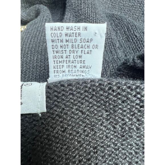 VTG Ugly Christmas Sweater Music Teacher Vest Jingle Bells M Black - Picture 9 of 9